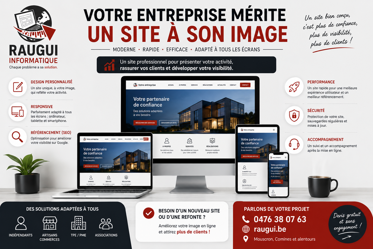 Votre entreprise mérite un site internet à son image