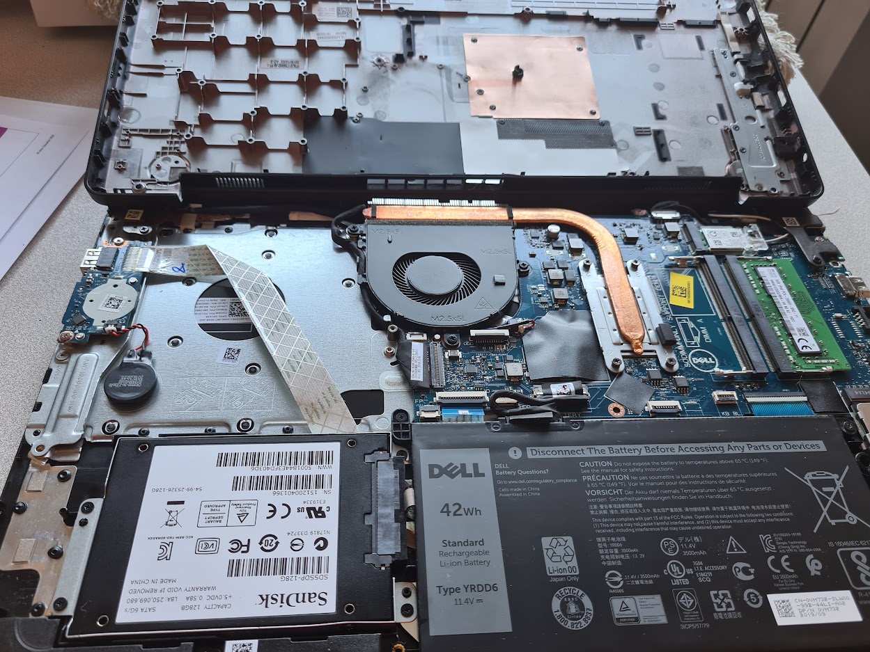 Un client avait des problèmes de latence sur son pc.