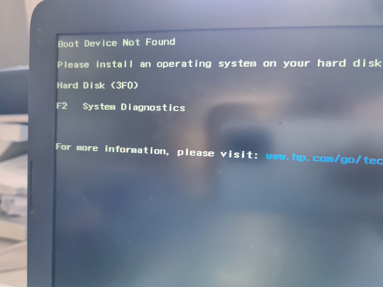 Réparation – Le client ne pouvait plus utiliser son pc suite à ce message d'erreur. par Raugui Informatique