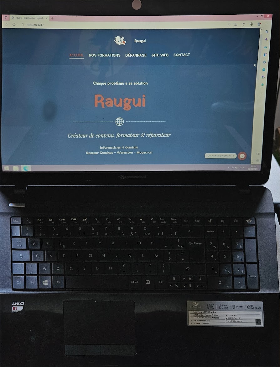 Réparation – ALERTE PETIT PRIX ⚠ par Raugui Informatique