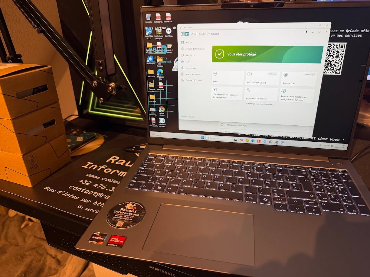 Réparation – Un nouveau PC portable pour un client satisfait ! ✨💻 par Raugui Informatique